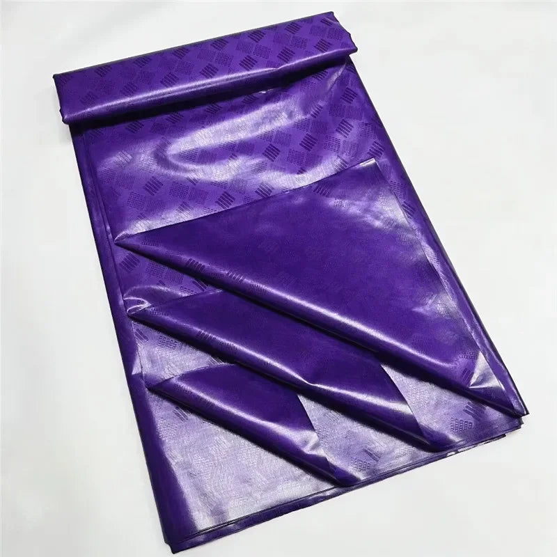 Bazin VIOLET Jacquard Premium - 5 Yards